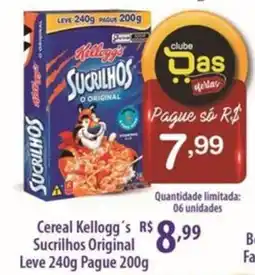 Rede DAS Cereal Kellogg's Sucrilhos Original oferta