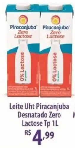 Rede DAS Leite Uht Piracanjuba Desnatado Zero Lactose Tp oferta