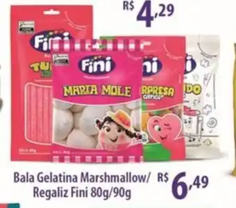 Rede DAS Bala Gelatina Marshmallow/ Regaliz Fini oferta