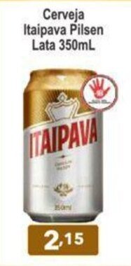 Calvo Atacadista Cerveja Itaipava Pilsen Lata 350ml oferta