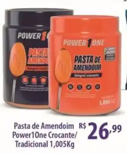 Rede DAS Pasta de Amendoim Power1One Crocante/ Tradicional oferta