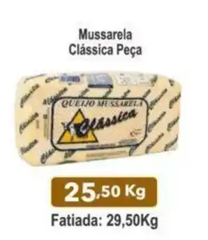 Calvo Atacadista Mussarela Classica peca 1kg oferta