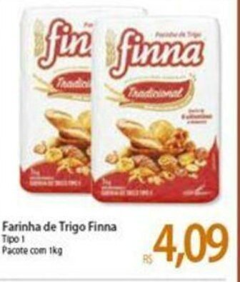 Atacadão Farinha de Trigo Finna 1kg oferta