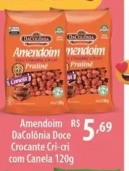 Rede DAS Amendoim DaColônia Doce Crocante Cri-cri com Canela oferta