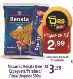 Rede DAS Macarrão Renata Ovos oferta