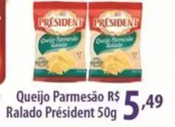 Rede DAS Queijo Parmesão Ralado Président oferta