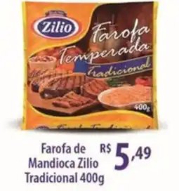 Rede DAS Farofa Temperada Mandioca Zilio Tradicional oferta