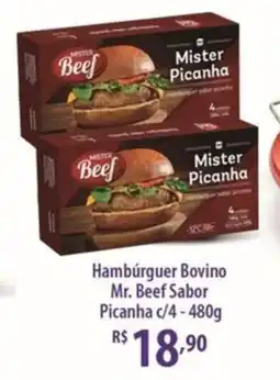 Rede DAS Hambúrguer Bovino Mr. Beef Sabor Picanha oferta