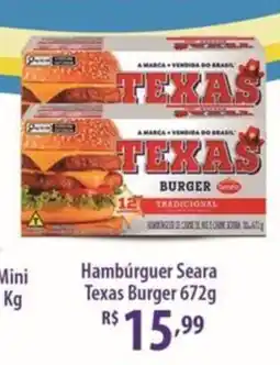 Rede DAS Hambúrguer Seara Texas Burger oferta