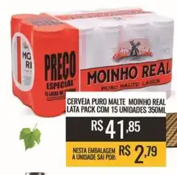 Rede DAS Cerveja puro malte moinho real lata oferta