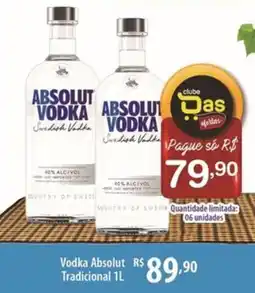 Rede DAS Vodka Absolut Tradicional oferta