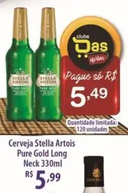 Rede DAS Cerveja Stella Artois Pure Gold Long Neck oferta