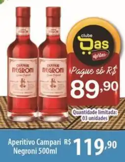 Rede DAS Aperitivo Campari Negroni oferta