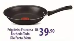 Rede DAS Frigideira Francesa Rochedo Todo Dia Preta 24cm oferta