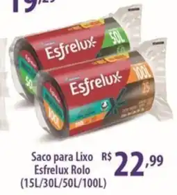Rede DAS Saco para Lixo Esfrelux Rolo oferta