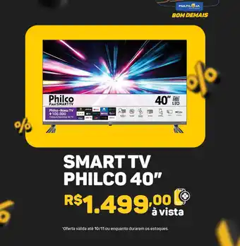 Smart tv Philco 40"