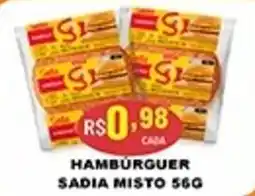 Supermercados Santa Helena Hamburguer sadia misto oferta