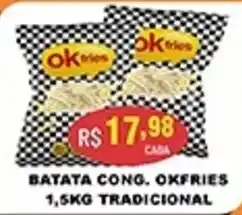 Supermercados Santa Helena Batata cong. okfries tradicional oferta