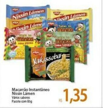Atacadão Macarrao instantaneo Nissin Lamen 85g oferta