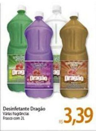 Atacadão Desinfetante Dragao 2L oferta