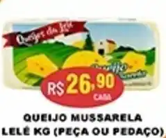 Supermercados Santa Helena Queijo mussarela lele oferta