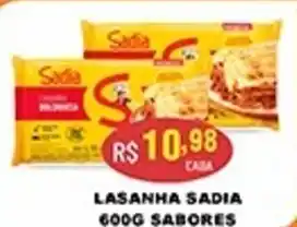 Supermercados Santa Helena Lasanha sadia sabores oferta