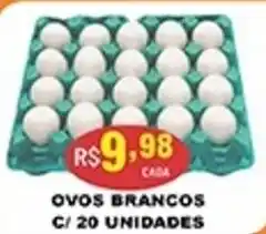 Supermercados Santa Helena Cada ovos brancos oferta