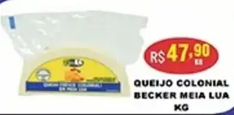 Supermercados Santa Helena Queijo colonial becker meia lua oferta