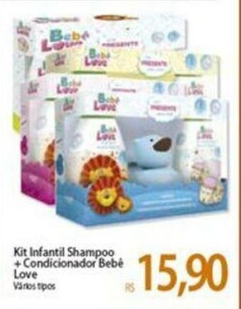 Atacadão Kit Infantil Shampoo + Condicionador Bebe Love oferta