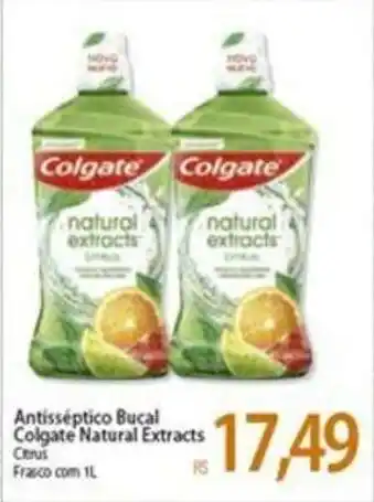 Atacadão Antisseptico bucal Colgate Natural Extracts 1L oferta