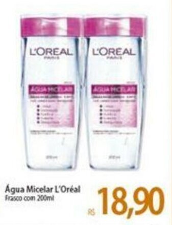 Atacadão Agua Micelar L'Oreal 200ml oferta