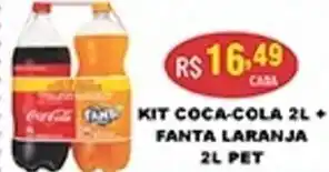 Supermercados Santa Helena Carola al kit coca-cola + fanta laranja pet oferta