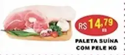 Supermercados Santa Helena Paleta suína com pele oferta