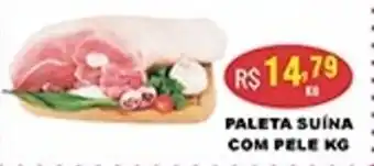 Supermercados Santa Helena Paleta suína com pele oferta