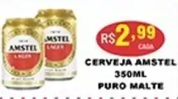 Supermercados Santa Helena Cerveja amstel. puro malte oferta