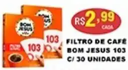 Supermercados Santa Helena Filtro de café 103 bom jesus 103 oferta