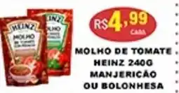 Supermercados Santa Helena Molho de tomate heinz manjericão ou bolonhesa oferta