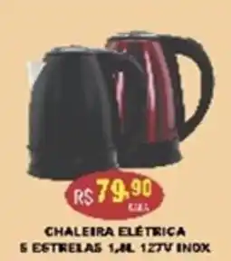 Supermercados Santa Helena Chaleira elétrica 5 estrelas 127v inox oferta