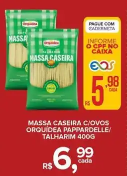 Super Bom Massa caseira oferta