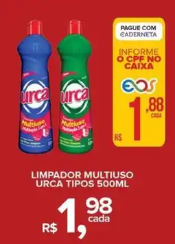 Super Bom Limpador multiuso urca tipos oferta