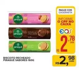 Super Bom Biscoito recheado piraque sabores oferta
