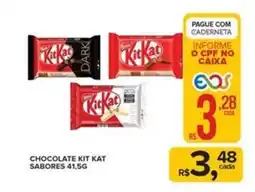 Super Bom Chocolate kit kat sabores oferta