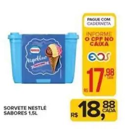 Super Bom Sorvete nestlé sabores oferta