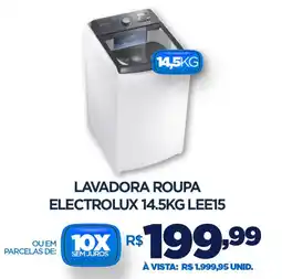DB Supermercados Lavadora roupa ELECTROLUX 14.5KG LEE15 oferta