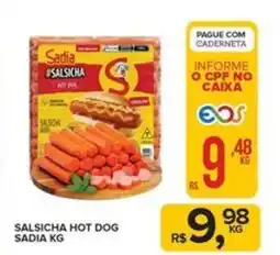 Super Bom Salsicha hot dog sadia oferta