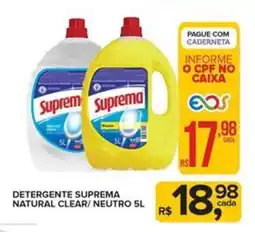 Super Bom Detergente suprema natural clear/ neutro oferta