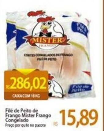 Atacadão File de Peito de Frango Mister Frango Congelado oferta