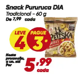 Dia Snack Pururuca DIA Tradicional oferta