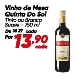 Dia Vinho de Mesa Quinta Do Sol oferta