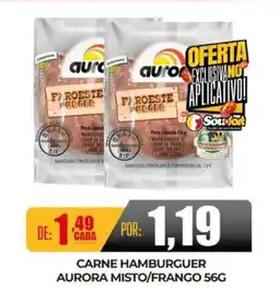 Fort Atacadista Carne hamburguer aurora misto/frango oferta